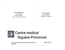 Tablet Screenshot of centremedicalgp.com